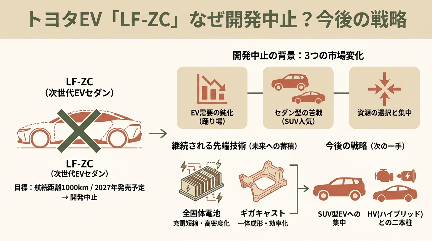 トヨタEV「LF-ZC」なぜ開発中止？今後の戦略 アイキャッチ（PC用）