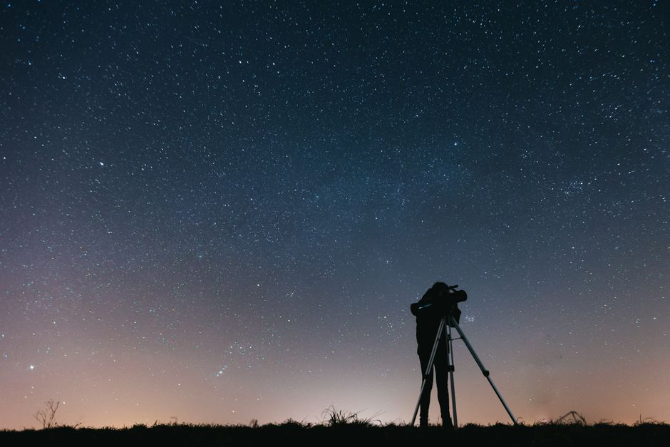 アマチュア天文学, きらめく星, シルエットの無料の写真素材